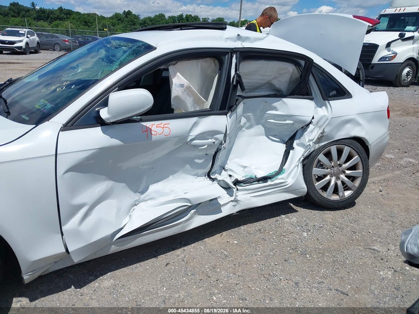 2012 Audi A4 VIN WAUBFAFL4CN019153 IAAI salvage auction — LEFT SIDE, Salvage Title, sold $550 on 2026-07-15 (photo 6)