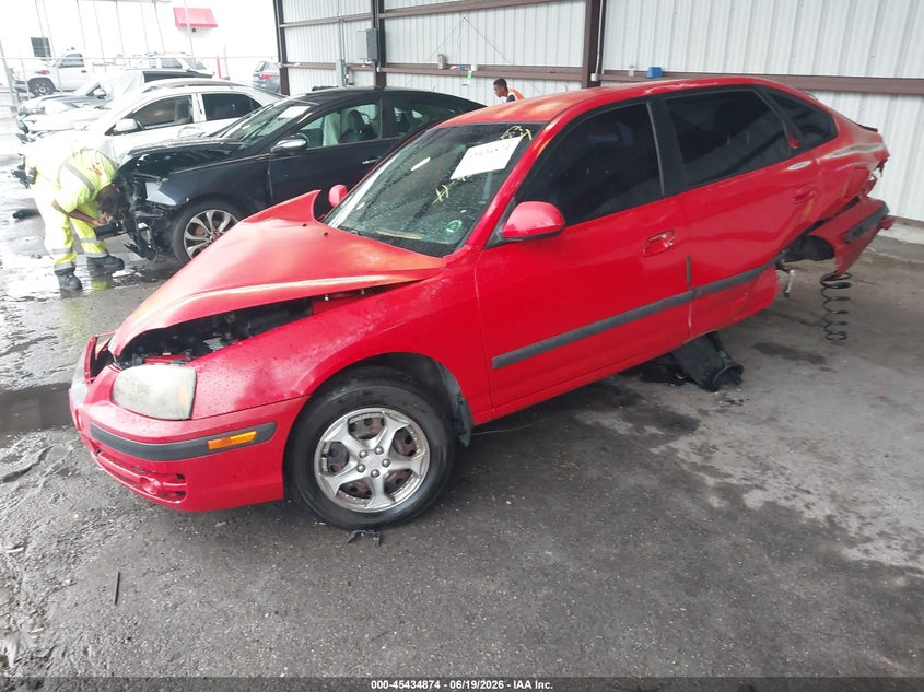 2005 Hyundai Elantra VIN KMHDN56D95U142403 IAAI salvage auction — FRONT & REAR, Rebuildable (Florida), sold $300 on 2026-07-10 (photo 2)