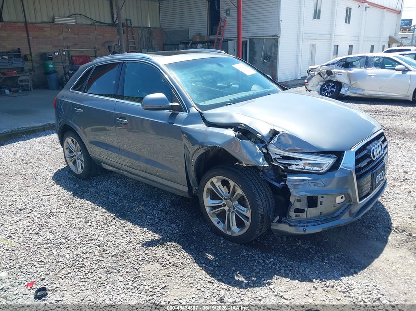 2016 Audi Q3 VIN WA1GFCFS3GR015535 IAAI salvage auction — RIGHT FRONT, Salvage (North Carolina), sold $25 on 2026-07-24 (photo 1)