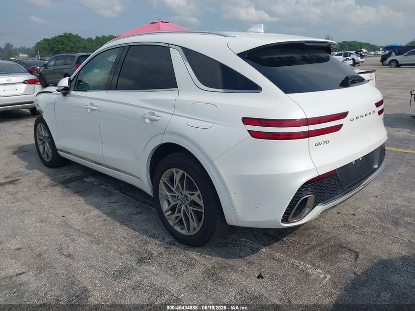 2025 Genesis Gv70 VIN KMUMADTB7SU207156 IAAI salvage auction — ALL OVER, Rebuildable (Florida), sold $12,000 on 2026-07-09 (photo 3)