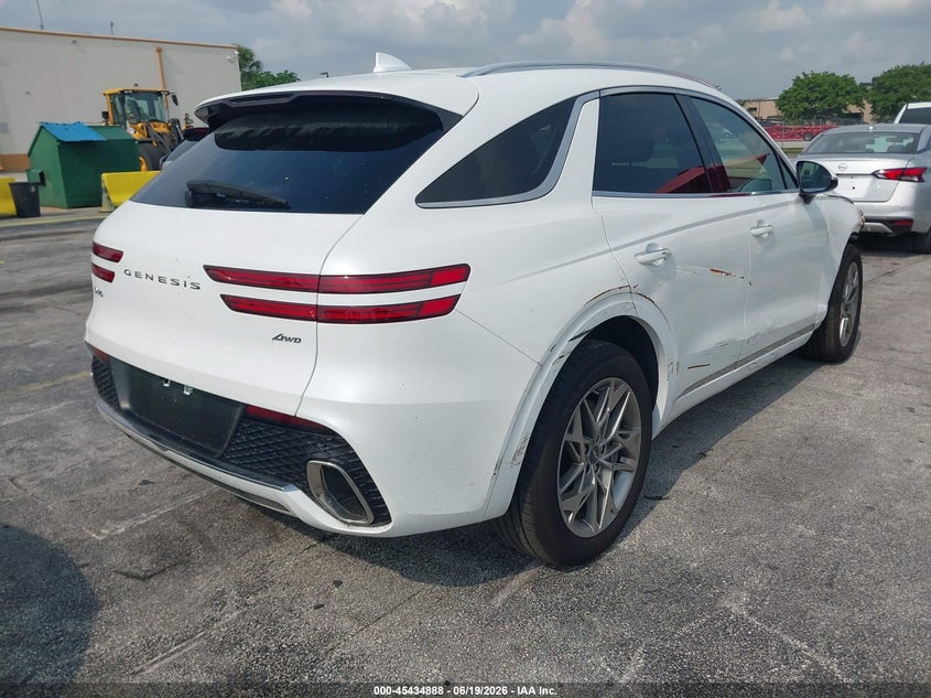 2025 Genesis Gv70 VIN KMUMADTB7SU207156 IAAI salvage auction — ALL OVER, Rebuildable (Florida), sold $12,000 on 2026-07-09 (photo 4)