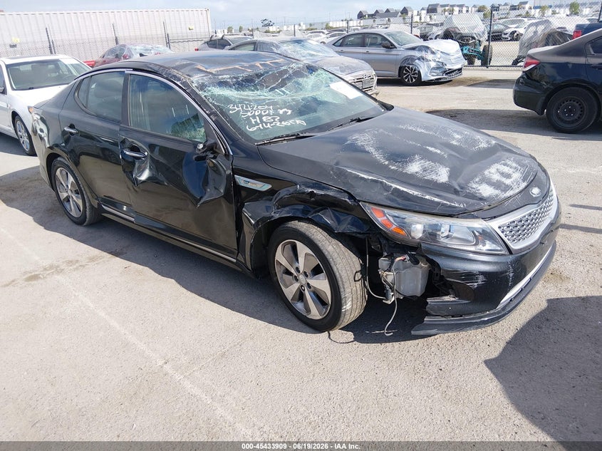 2016 Kia Optima VIN KNAGN4AD1G5099320 IAAI salvage auction — ROLLOVER, Salvage (California), sold $750 on 2026-07-20 (photo 1)