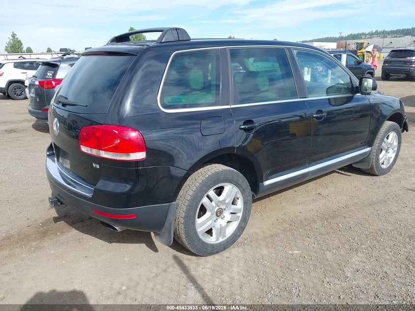 2005 Volkswagen Touareg VIN WVGZM77LX5D026332 IAAI salvage auction — FRONT END, Bill Of Sale (Washington), sold $25 on 2026-07-21 (photo 4)
