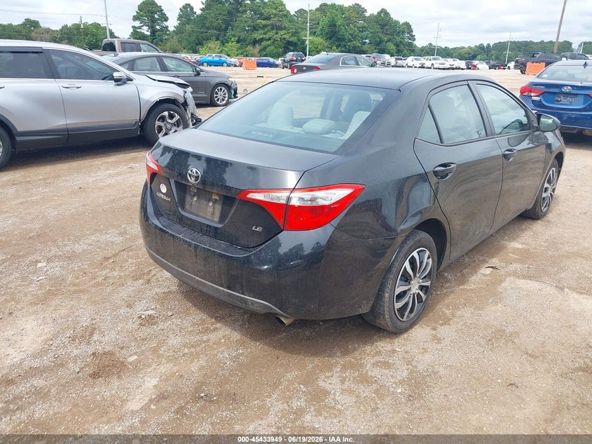 2016 Toyota Corolla VIN 5YFBURHE4GP469450 IAAI salvage auction — FRONT END, Original (Texas), sold $3,500 on 2026-07-30 (photo 4)
