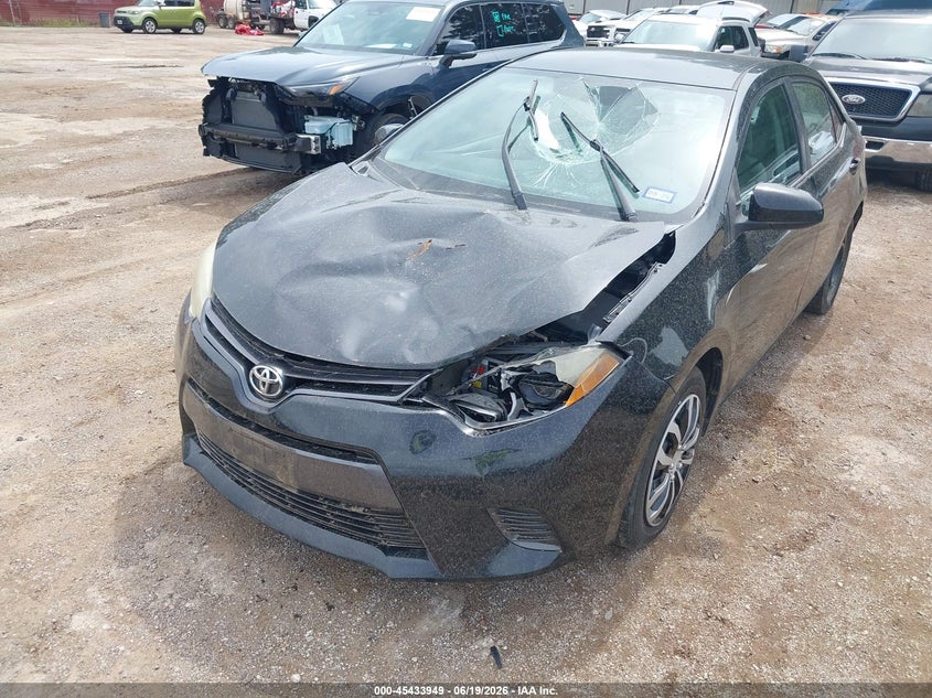2016 Toyota Corolla VIN 5YFBURHE4GP469450 IAAI salvage auction — FRONT END, Original (Texas), sold $3,500 on 2026-07-30 (photo 6)