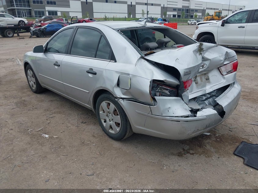 2009 Hyundai Sonata VIN 5NPET46CX9H433640 IAAI salvage auction — REAR END, Salvage (Texas), sold $400 on 2026-07-21 (photo 3)
