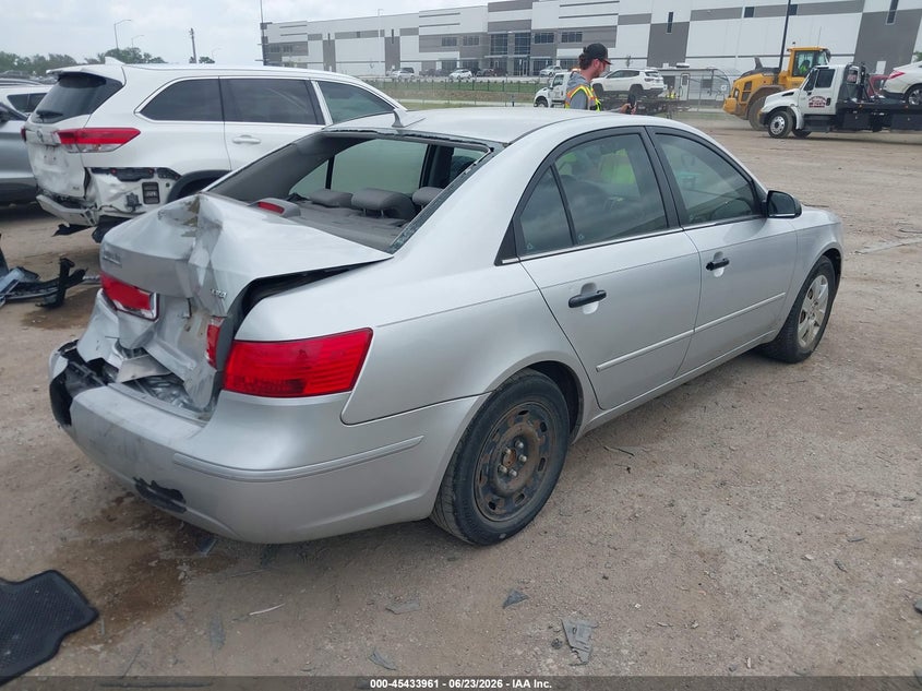 2009 Hyundai Sonata VIN 5NPET46CX9H433640 IAAI salvage auction — REAR END, Salvage (Texas), sold $400 on 2026-07-21 (photo 4)