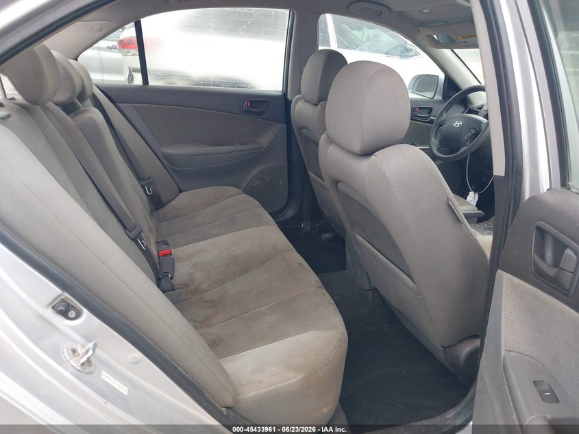 2009 Hyundai Sonata VIN 5NPET46CX9H433640 IAAI salvage auction — REAR END, Salvage (Texas), sold $400 on 2026-07-21 (photo 8)