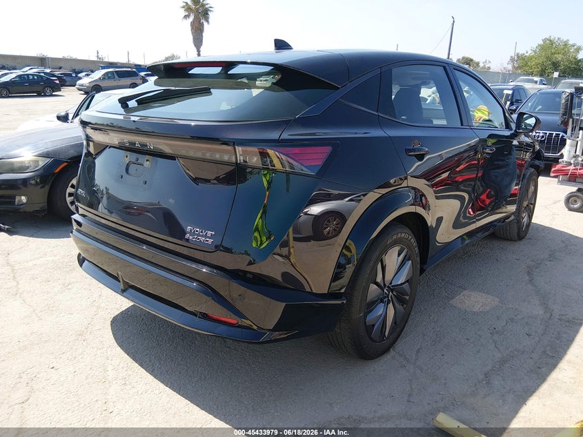2024 Nissan Ariya VIN JN1DF0BB7RM737185 IAAI salvage auction — FRONT END, Salvage Title, sold $9,100 on 2026-07-30 (photo 4)