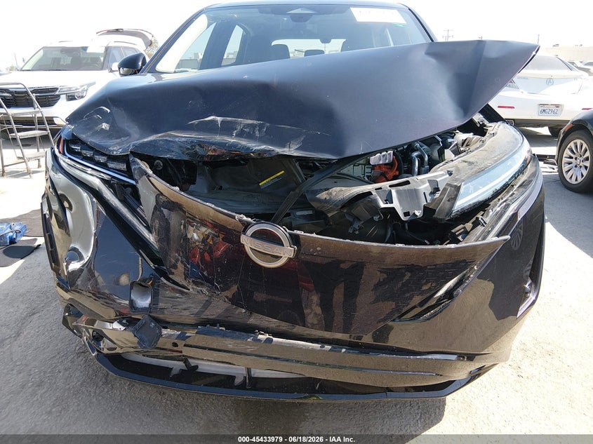 2024 Nissan Ariya VIN JN1DF0BB7RM737185 IAAI salvage auction — FRONT END, Salvage Title, sold $9,100 on 2026-07-30 (photo 6)
