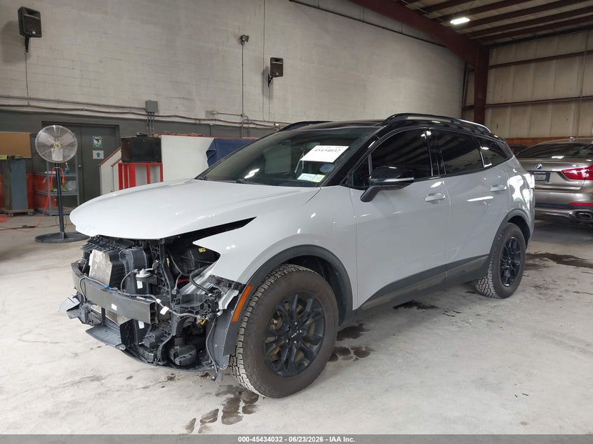 2023 Kia Sportage VIN 5XYK7CAF6PG067358 IAAI salvage auction — FRONT END, Mv-907A (New York), sold $6,900 on 2026-07-29 (photo 2)