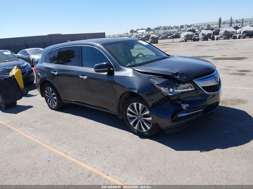 2016 Acura Mdx VIN 5FRYD4H46GB056685 IAAI salvage auction — FRONT END, Salvage Title, sold $3,500 on 2026-07-19 (photo 1)