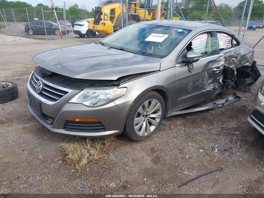 2012 Volkswagen Passat cc VIN WVWMP7ANXCE510833 IAAI salvage auction — LEFT SIDE, Salvage Title, sold $25 on 2026-07-23 (photo 2)