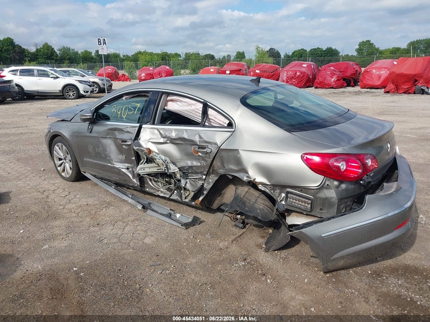 2012 Volkswagen Passat cc VIN WVWMP7ANXCE510833 IAAI salvage auction — LEFT SIDE, Salvage Title, sold $25 on 2026-07-23 (photo 3)