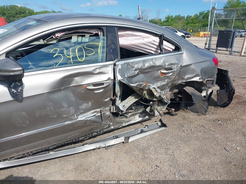 2012 Volkswagen Passat cc VIN WVWMP7ANXCE510833 IAAI salvage auction — LEFT SIDE, Salvage Title, sold $25 on 2026-07-23 (photo 6)