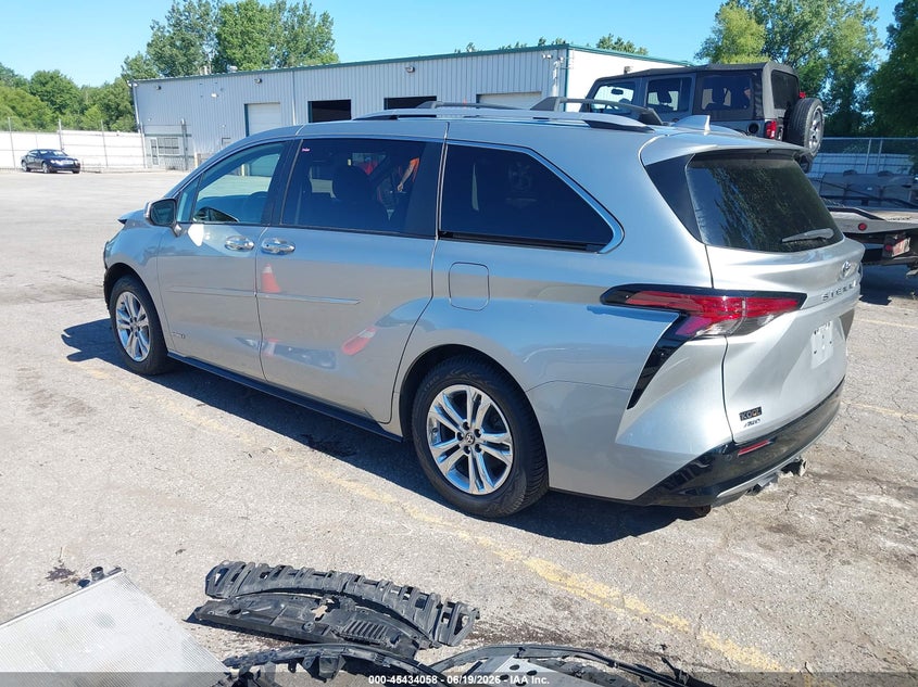 2021 Toyota Sienna VIN 5TDESKFC5MS009485 IAAI salvage auction — FRONT END, Clear (Michigan), sold $10,900 on 2026-07-09 (photo 3)