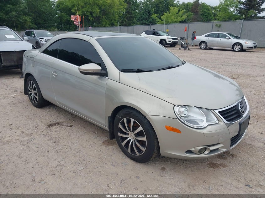 2009 Volkswagen Eos VIN WVWBA71F39V015240 IAAI salvage auction — LEFT SIDE, Junk Bill Of Sale Mv2459 (Wisconsin), sold $300 on 2026-07-15 (photo 1)