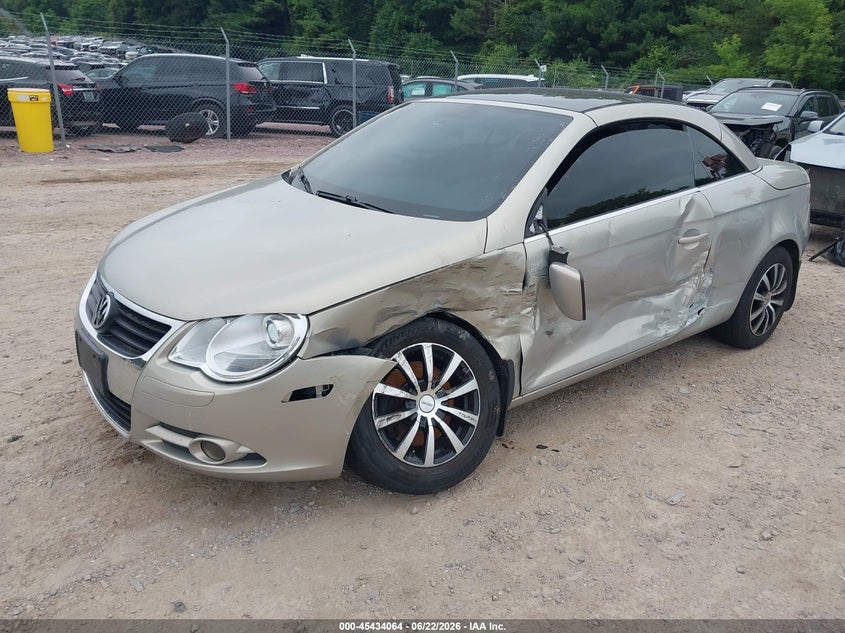 2009 Volkswagen Eos VIN WVWBA71F39V015240 IAAI salvage auction — LEFT SIDE, Junk Bill Of Sale Mv2459 (Wisconsin), sold $300 on 2026-07-15 (photo 2)