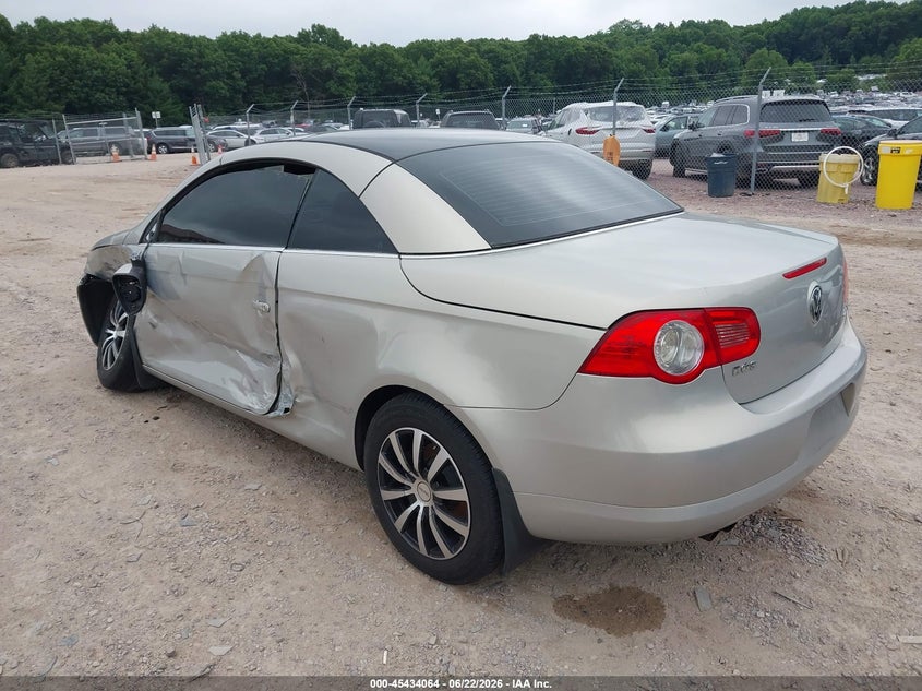 2009 Volkswagen Eos VIN WVWBA71F39V015240 IAAI salvage auction — LEFT SIDE, Junk Bill Of Sale Mv2459 (Wisconsin), sold $300 on 2026-07-15 (photo 3)