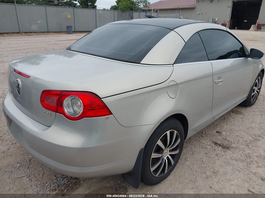 2009 Volkswagen Eos VIN WVWBA71F39V015240 IAAI salvage auction — LEFT SIDE, Junk Bill Of Sale Mv2459 (Wisconsin), sold $300 on 2026-07-15 (photo 4)