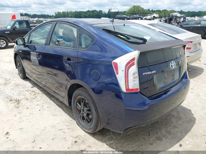 2012 Toyota Prius VIN JTDKN3DU7C1528223 IAAI salvage auction — NORMAL WEAR, Clear (North Carolina), sold $2,250 on 2026-07-15 (photo 3)