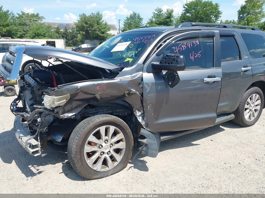 2011 Toyota Sequoia VIN 5TDJY5G15BS055326 IAAI salvage auction — LEFT & RIGHT, Salvage (Idaho), sold $2,950 on 2026-07-14 (photo 2)