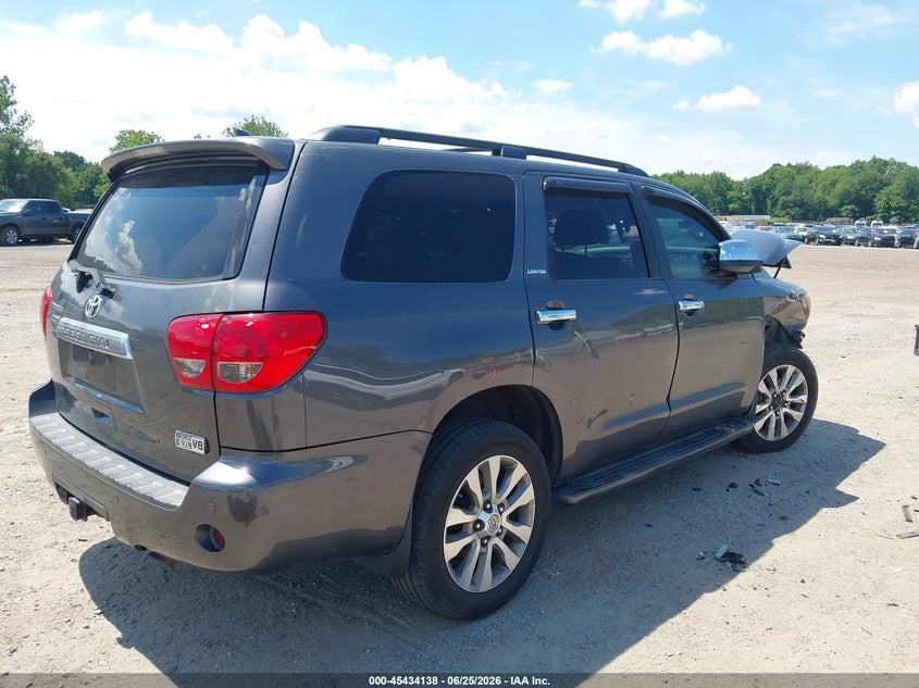 2011 Toyota Sequoia VIN 5TDJY5G15BS055326 IAAI salvage auction — LEFT & RIGHT, Salvage (Idaho), sold $2,950 on 2026-07-14 (photo 4)