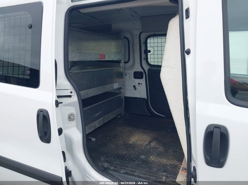 2019 Ram Promaster city VIN ZFBHRFBB4K6M05744 IAAI salvage auction — FRONT END, Clear (Indiana), sold $4,700 on 2026-08-12 (photo 8)