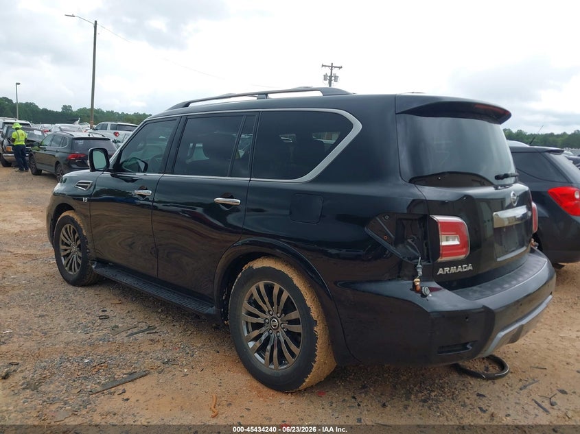 2019 Nissan Armada VIN JN8AY2NE7K9757803 IAAI salvage auction — SIDE, Salvage (North Carolina), sold $6,700 on 2026-07-30 (photo 3)
