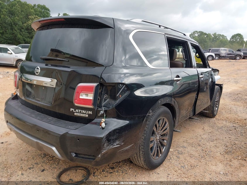 2019 Nissan Armada VIN JN8AY2NE7K9757803 IAAI salvage auction — SIDE, Salvage (North Carolina), sold $6,700 on 2026-07-30 (photo 4)