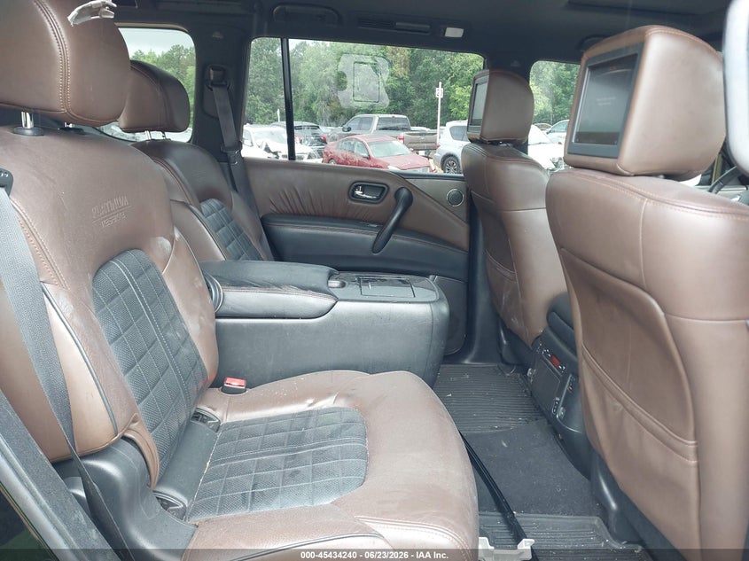 2019 Nissan Armada VIN JN8AY2NE7K9757803 IAAI salvage auction — SIDE, Salvage (North Carolina), sold $6,700 on 2026-07-30 (photo 8)