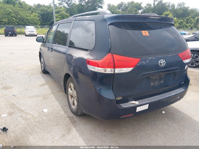 2011 Toyota Sienna VIN 5TDKK3DC8BS069284 IAAI salvage auction — FRONT END, Salvage (Louisiana), sold $450 on 2026-07-21 (photo 3)