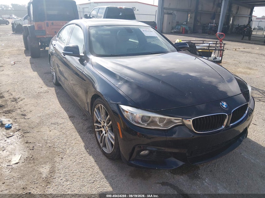 2016 BMW 4er VIN WBA4A9C52GG505725 IAAI salvage auction — NORMAL WEAR, Clear (Louisiana), sold $1,800 on 2026-07-21 (photo 1)