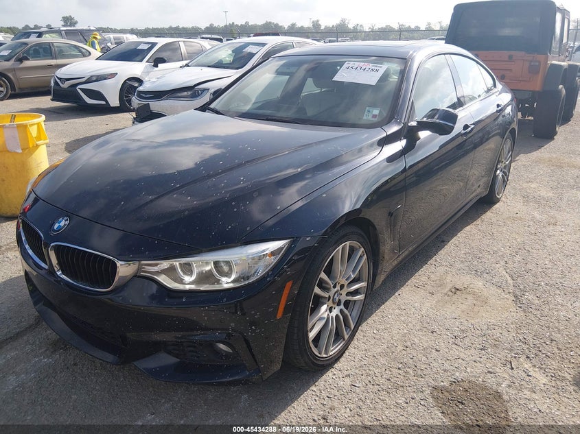 2016 BMW 4er VIN WBA4A9C52GG505725 IAAI salvage auction — NORMAL WEAR, Clear (Louisiana), sold $1,800 on 2026-07-21 (photo 2)