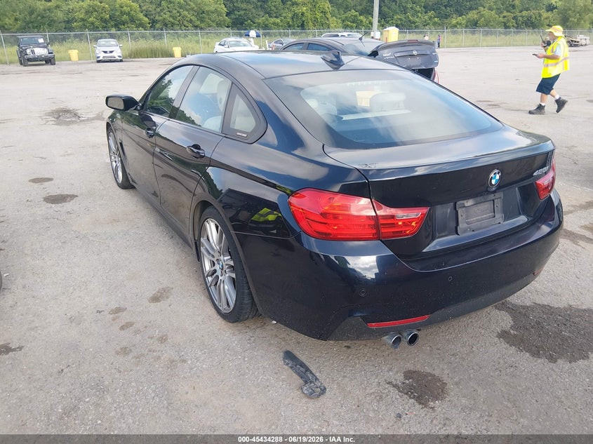 2016 BMW 4er VIN WBA4A9C52GG505725 IAAI salvage auction — NORMAL WEAR, Clear (Louisiana), sold $1,800 on 2026-07-21 (photo 3)