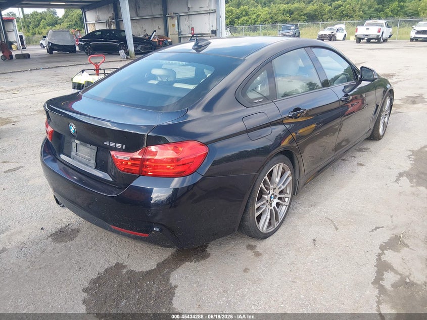 2016 BMW 4er VIN WBA4A9C52GG505725 IAAI salvage auction — NORMAL WEAR, Clear (Louisiana), sold $1,800 on 2026-07-21 (photo 4)