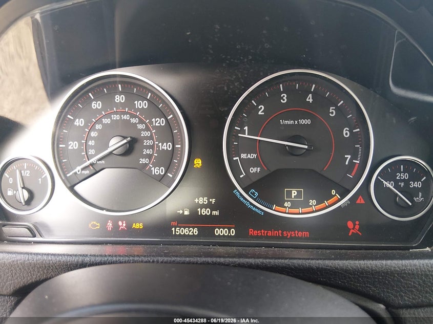 2016 BMW 4er VIN WBA4A9C52GG505725 IAAI salvage auction — NORMAL WEAR, Clear (Louisiana), sold $1,800 on 2026-07-21 (photo 7)