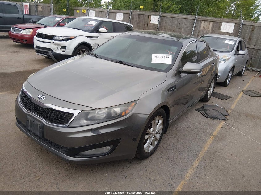 2013 Kia Optima VIN 5XXGN4A79DG256340 IAAI salvage auction — NORMAL WEAR, Clear (Colorado), sold $425 on 2026-07-21 (photo 2)