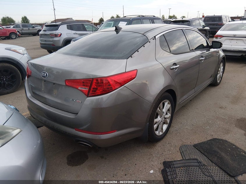 2013 Kia Optima VIN 5XXGN4A79DG256340 IAAI salvage auction — NORMAL WEAR, Clear (Colorado), sold $425 on 2026-07-21 (photo 4)