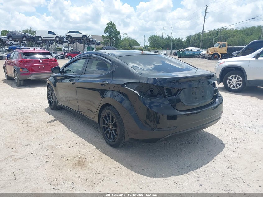 2015 Hyundai Elantra VIN KMHDH4AE4FU261429 IAAI salvage auction — FRONT END, Rebuildable (Florida), sold $475 on 2026-07-28 (photo 3)