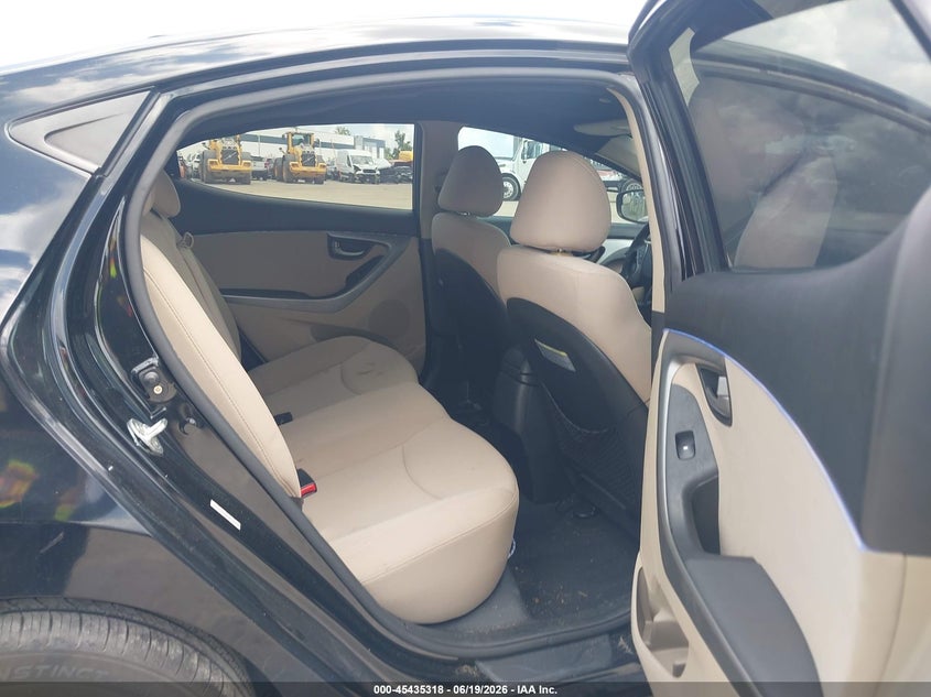 2015 Hyundai Elantra VIN KMHDH4AE4FU261429 IAAI salvage auction — FRONT END, Rebuildable (Florida), sold $475 on 2026-07-28 (photo 8)