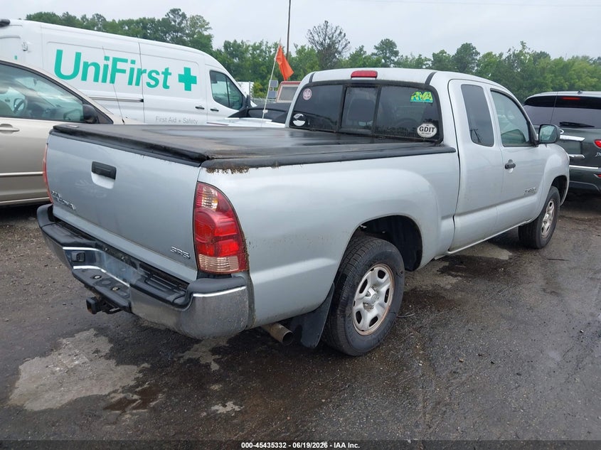 2005 Toyota Tacoma VIN 5TETX22NX5Z124460 IAAI salvage auction — NORMAL WEAR, Clear (Virginia), sold $5,550 on 2026-07-10 (photo 4)