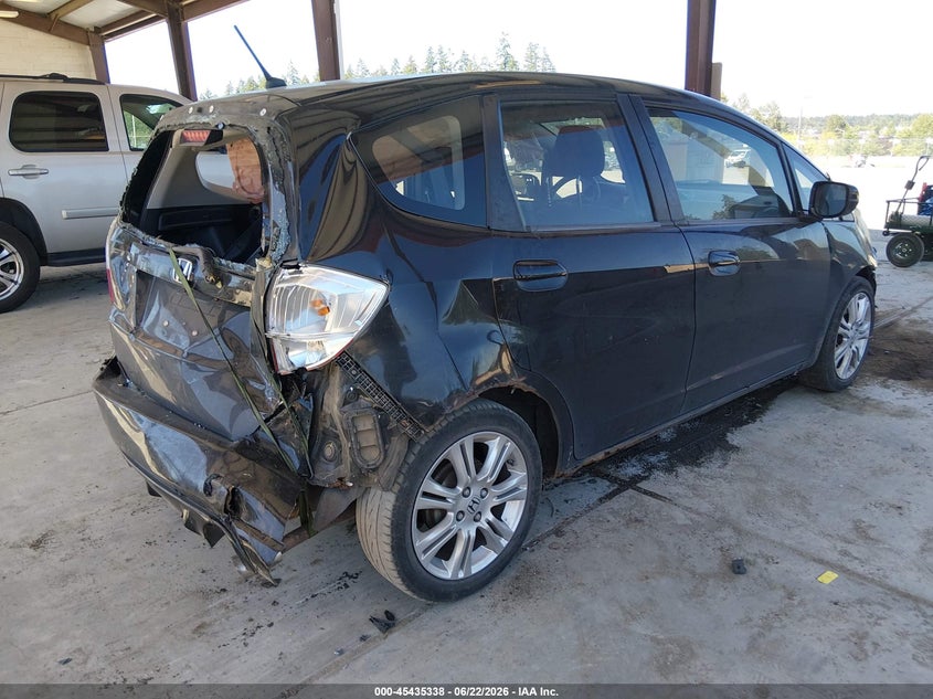 2010 Honda Fit VIN JHMGE8H40AS002213 IAAI salvage auction — FRONT & REAR, Bill Of Sale (Washington), sold $275 on 2026-07-15 (photo 4)
