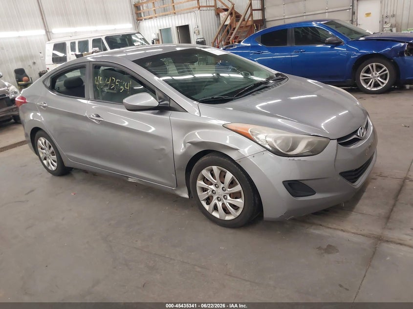 2013 Hyundai Elantra VIN KMHDH4AE2DU500814 IAAI salvage auction — THEFT, Salvage Title, sold $25 on 2026-07-21 (photo 1)