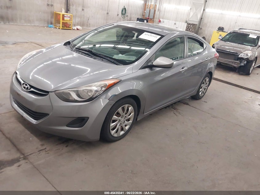 2013 Hyundai Elantra VIN KMHDH4AE2DU500814 IAAI salvage auction — THEFT, Salvage Title, sold $25 on 2026-07-21 (photo 2)