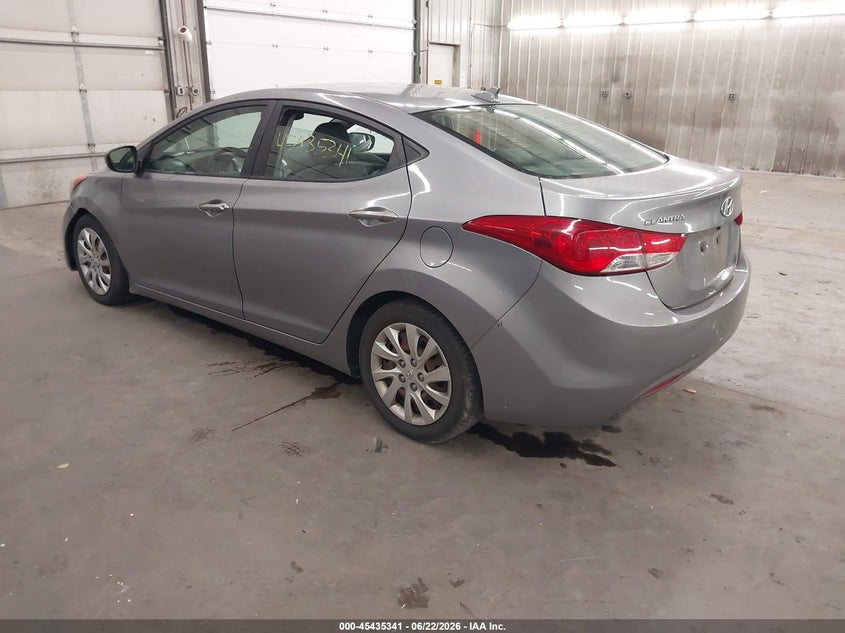 2013 Hyundai Elantra VIN KMHDH4AE2DU500814 IAAI salvage auction — THEFT, Salvage Title, sold $25 on 2026-07-21 (photo 3)