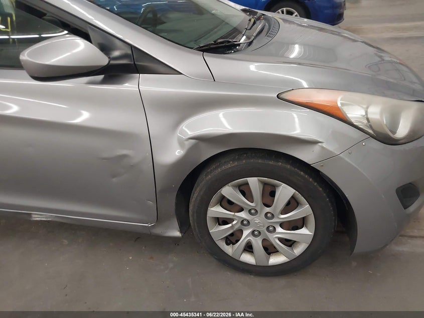2013 Hyundai Elantra VIN KMHDH4AE2DU500814 IAAI salvage auction — THEFT, Salvage Title, sold $25 on 2026-07-21 (photo 6)