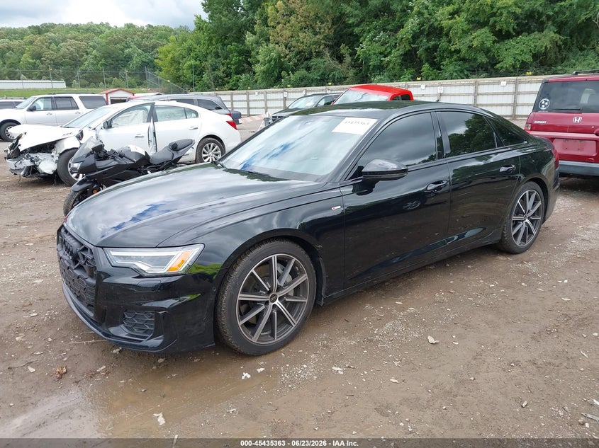 2024 Audi A6 VIN WAUL2BF23RN061545 IAAI salvage auction — SIDE, Salvage Title, sold $18,000 on 2026-07-29 (photo 2)