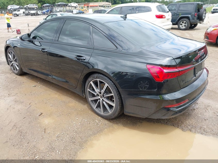 2024 Audi A6 VIN WAUL2BF23RN061545 IAAI salvage auction — SIDE, Salvage Title, sold $18,000 on 2026-07-29 (photo 3)