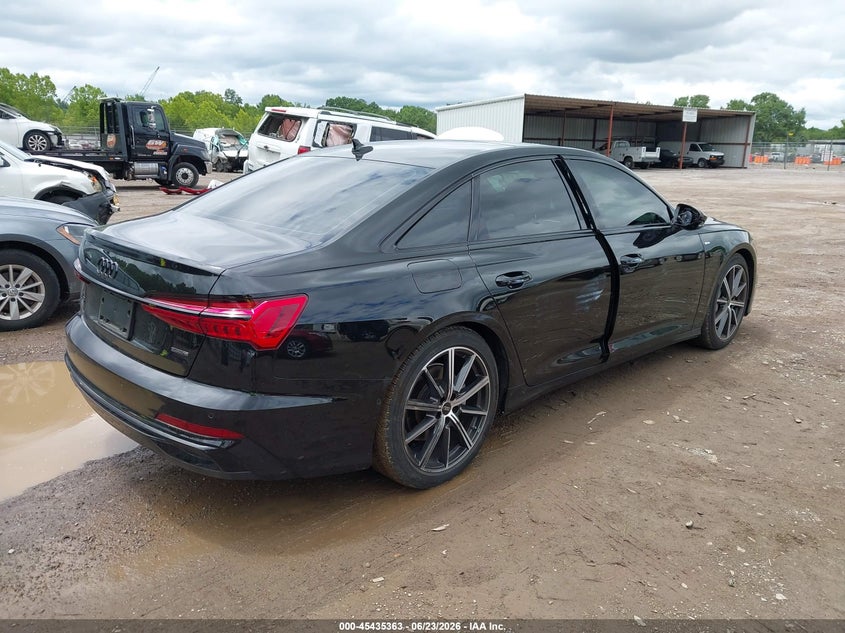 2024 Audi A6 VIN WAUL2BF23RN061545 IAAI salvage auction — SIDE, Salvage Title, sold $18,000 on 2026-07-29 (photo 4)